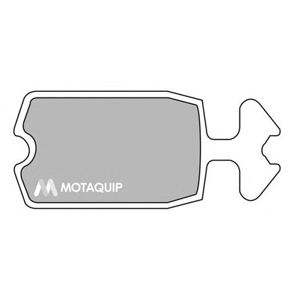Фото Комплект тормозных колодок, дисковый тормоз MOTAQUIP LVXL322