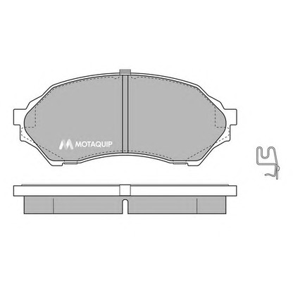 Foto Kit pastiglie freno, Freno a disco MOTAQUIP LVXL338