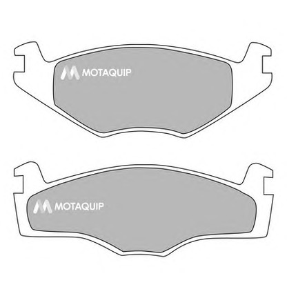 Фото Комплект тормозных колодок, дисковый тормоз MOTAQUIP LVXL393