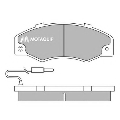 Photo Brake Pad Set, disc brake MOTAQUIP LVXL509