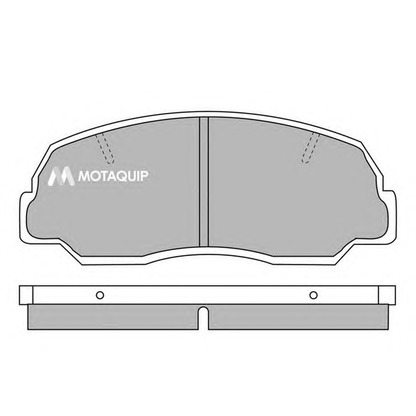 Photo Kit de plaquettes de frein, frein à disque MOTAQUIP LVXL584