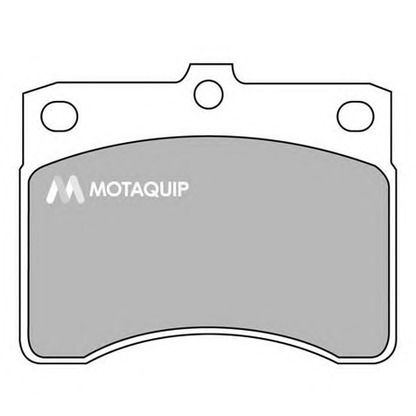Photo Kit de plaquettes de frein, frein à disque MOTAQUIP LVXL705