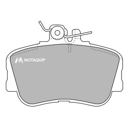 Photo Brake Pad Set, disc brake MOTAQUIP LVXL717