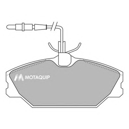 Photo Brake Pad Set, disc brake MOTAQUIP LVXL847