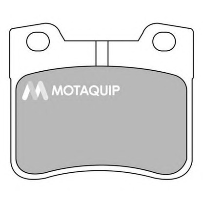 Photo Kit de plaquettes de frein, frein à disque MOTAQUIP LVXL862