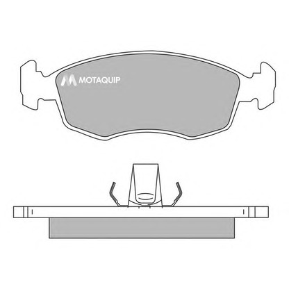 Foto Kit pastiglie freno, Freno a disco MOTAQUIP LVXL996