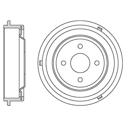 Foto Tambor de freno MOTAQUIP VBD605