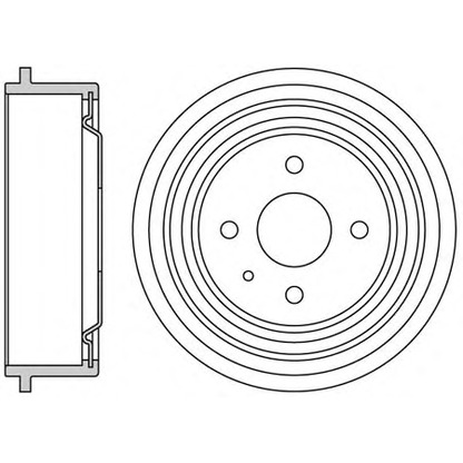 Foto Tambor de freno MOTAQUIP VBD615