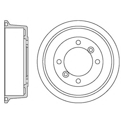 Photo Tambour de frein MOTAQUIP VBD627