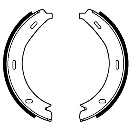 Photo Brake Shoe Set MOTAQUIP VBS712