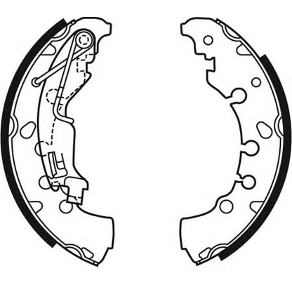 Photo Brake Shoe Set MOTAQUIP VBS717