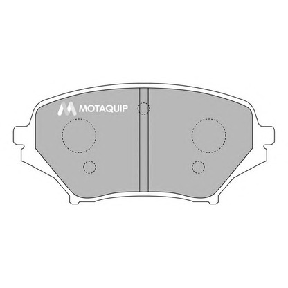 Фото Комплект тормозных колодок, дисковый тормоз MOTAQUIP LVXL1173