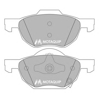 Foto Kit pastiglie freno, Freno a disco MOTAQUIP LVXL1186