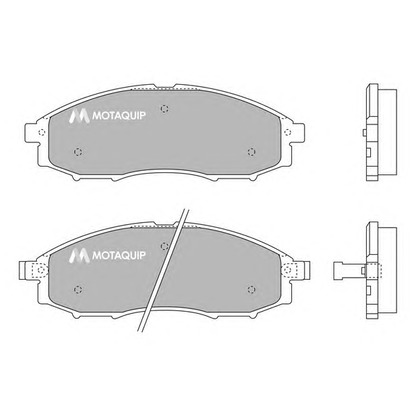 Foto Kit pastiglie freno, Freno a disco MOTAQUIP LVXL1225