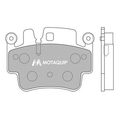 Photo Kit de plaquettes de frein, frein à disque MOTAQUIP LVXL1228