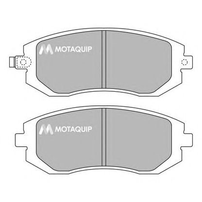 Photo Kit de plaquettes de frein, frein à disque MOTAQUIP LVXL1233