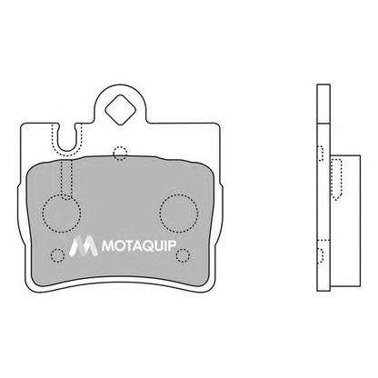 Фото Комплект тормозных колодок, дисковый тормоз MOTAQUIP LVXL1235