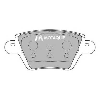 Фото Комплект тормозных колодок, дисковый тормоз MOTAQUIP LVXL1247