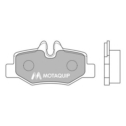 Photo Kit de plaquettes de frein, frein à disque MOTAQUIP LVXL1270