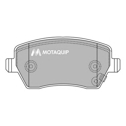 Фото Комплект тормозных колодок, дисковый тормоз MOTAQUIP LVXL1281