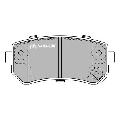 Photo Kit de plaquettes de frein, frein à disque MOTAQUIP LVXL1310