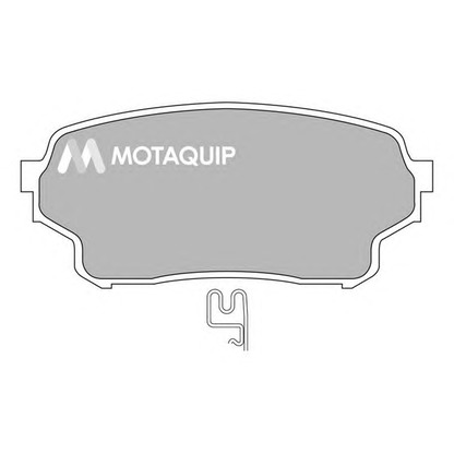 Photo Kit de plaquettes de frein, frein à disque MOTAQUIP LVXL1331
