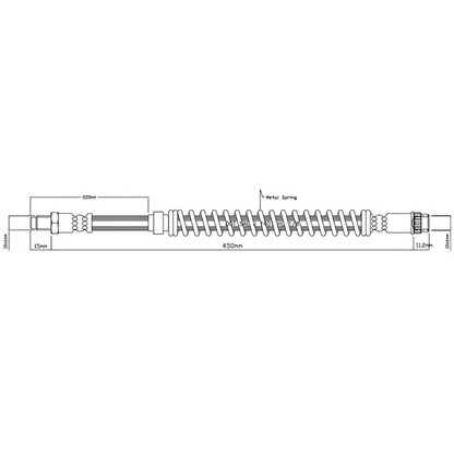 Photo Flexible de frein MOTAQUIP VBH1071