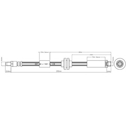 Foto Flessibile del freno MOTAQUIP VBH1158