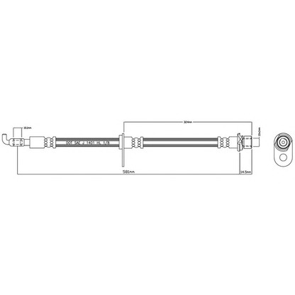 Foto Flessibile del freno MOTAQUIP VBH1170