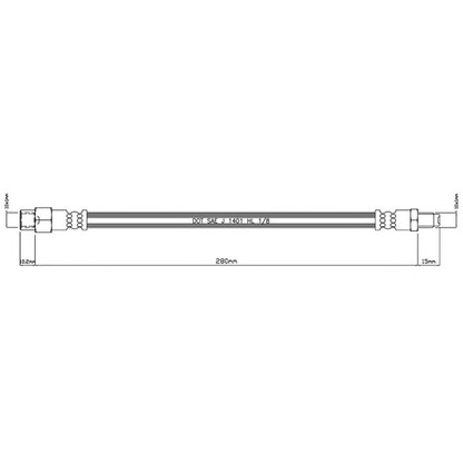 Photo Flexible de frein MOTAQUIP VBH437