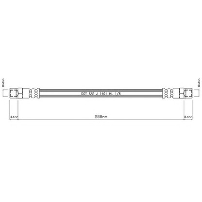 Photo Flexible de frein MOTAQUIP VBH440