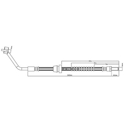 Foto Flessibile del freno MOTAQUIP VBH738