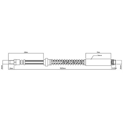 Foto Flessibile del freno MOTAQUIP VBH746