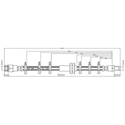 Photo Flexible de frein MOTAQUIP VBH763