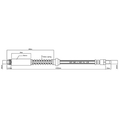 Photo Flexible de frein MOTAQUIP VBH913