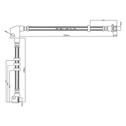 Foto Flessibile del freno MOTAQUIP VBJ140