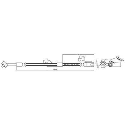 Foto Tubo flexible de frenos MOTAQUIP VBJ173