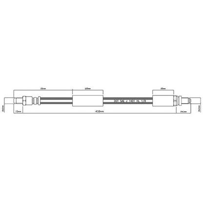 Photo Flexible de frein MOTAQUIP VBJ294