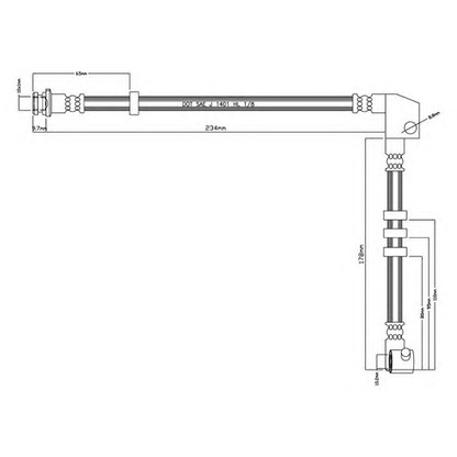 Foto Flessibile del freno MOTAQUIP VBJ342