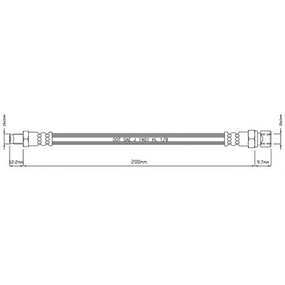 Foto Flessibile del freno MOTAQUIP VBJ610