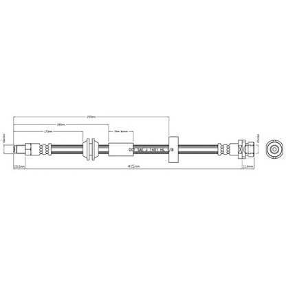 Photo Flexible de frein MOTAQUIP VBJ642