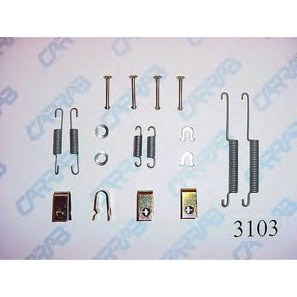 Photo Accessory Kit, brake shoes CARRAB BRAKE PARTS 3103