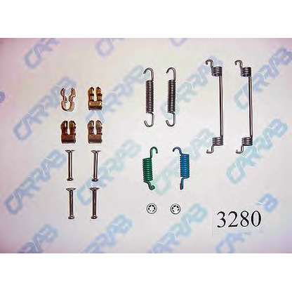 Foto Juego de accesorios, zapatas de freno CARRAB BRAKE PARTS 3280