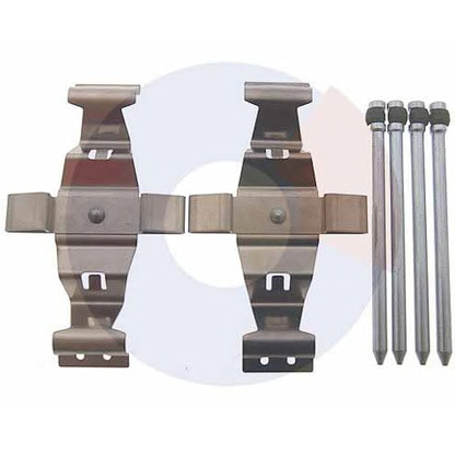 Фото Комплектующие, колодки дискового тормоза CARRAB BRAKE PARTS 2504