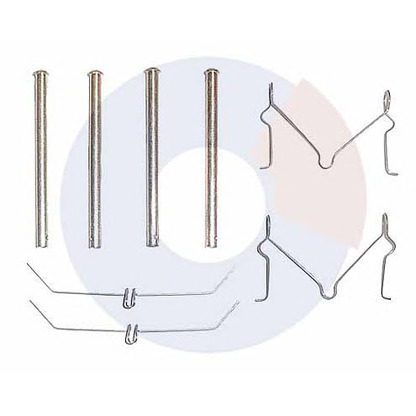 Foto Zubehörsatz, Scheibenbremsbelag CARRAB BRAKE PARTS 2162