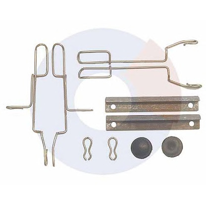 Photo Kit d'accessoires, plaquette de frein à disque CARRAB BRAKE PARTS 2222