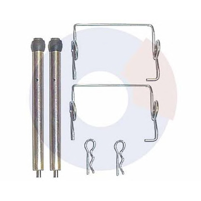 Photo Kit d'accessoires, plaquette de frein à disque CARRAB BRAKE PARTS 2233