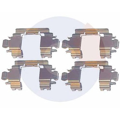 Фото Комплектующие, колодки дискового тормоза CARRAB BRAKE PARTS 2246