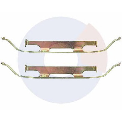 Фото Комплектующие, колодки дискового тормоза CARRAB BRAKE PARTS 2286