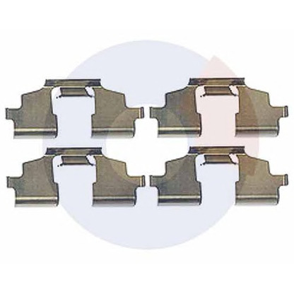 Фото Комплектующие, колодки дискового тормоза CARRAB BRAKE PARTS 2432